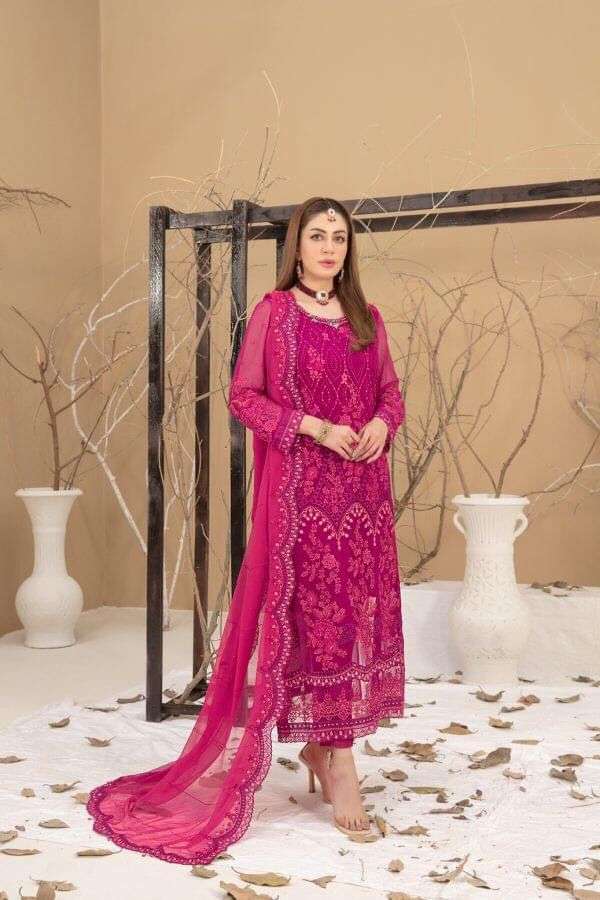  Sinem Embroidered Fancy open oic by Tawakkal 